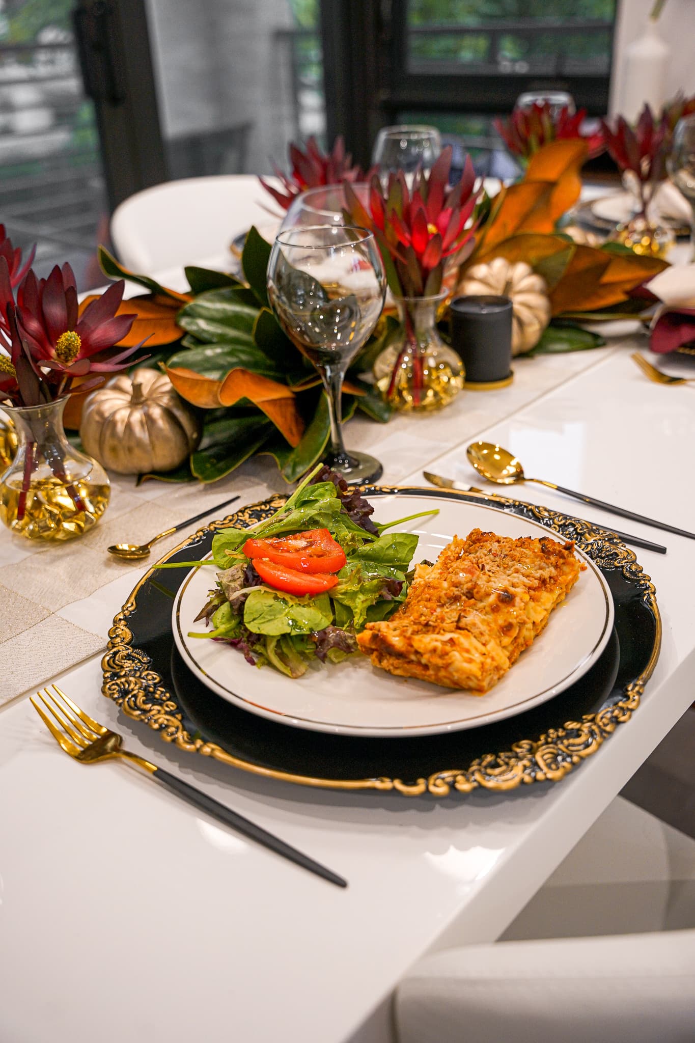 A coastal Mediterranean course plated by a private chef in Coconut Grove Miami