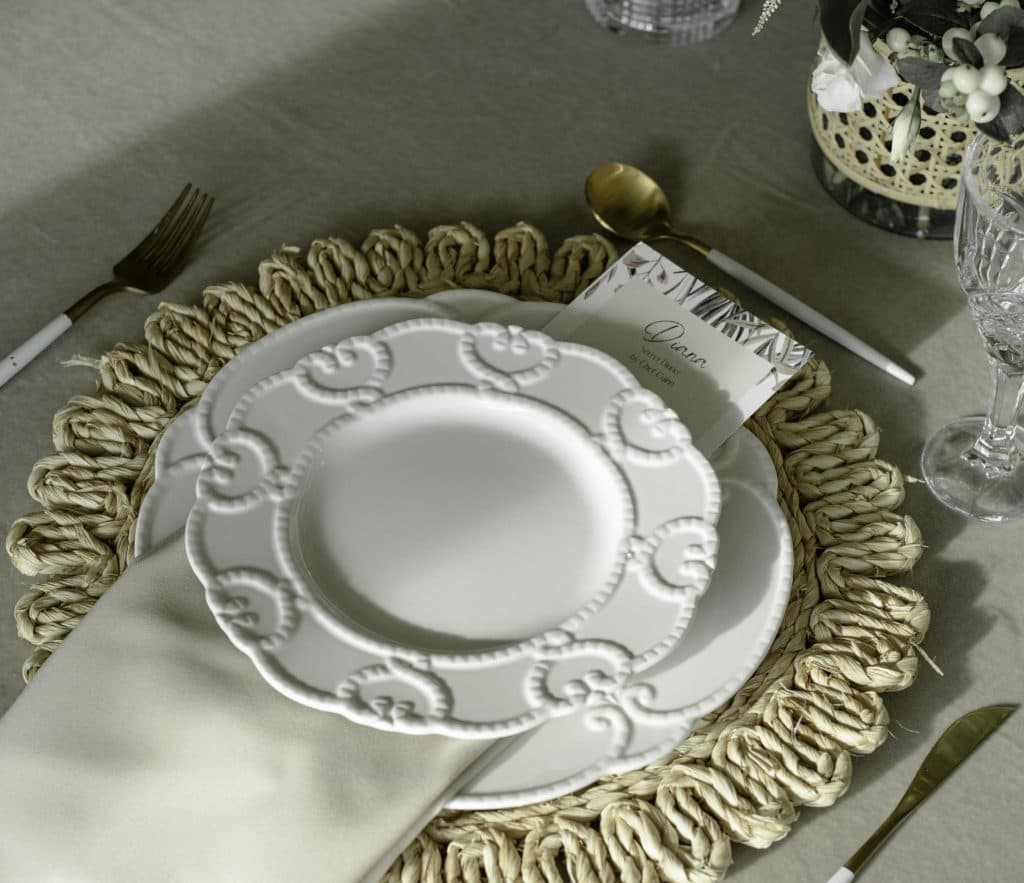A family-style dinner party spread prepared by a private chef